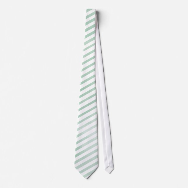 Gravata PixDezines listra aquarela verde (Frente)