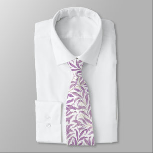 Gravata PixDezines William Morris Willow Bough Roxo