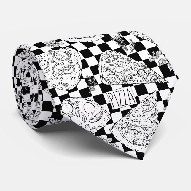 Gravata Pizzeria - Padrão de Pizza do Gerenciador de Resta (Rolled)