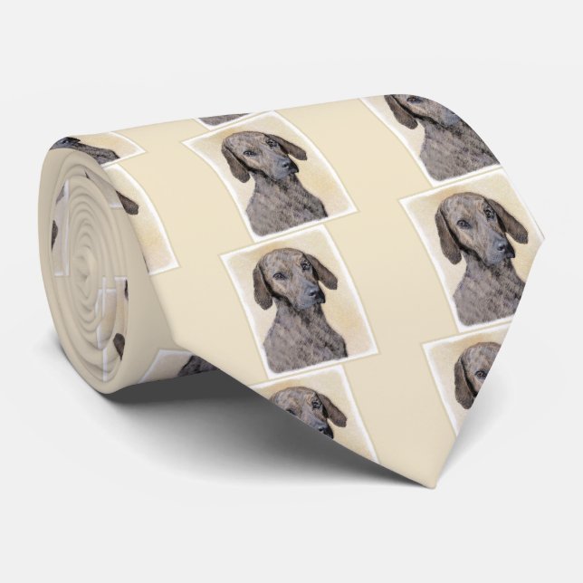 Gravata Plott Painting - Arte de Cachorro Original (Rolled)