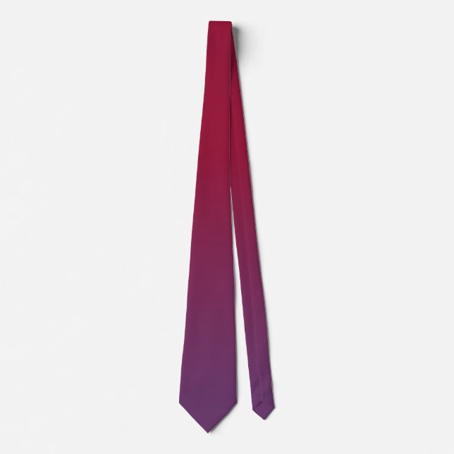 Gravata Plum e burgundy ombre (Frente)