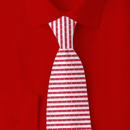 Gravata Poland Flag Brick Pattern