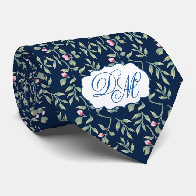 Gravata Polar Night Blue Wedk Keepsasak Tie (Rolled)