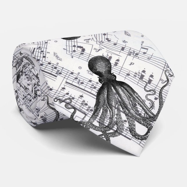 Gravata polvo marinho náutico (Rolled)