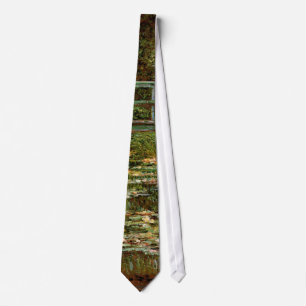 Gravata Ponte Japonesa Arte Francesa de Monet
