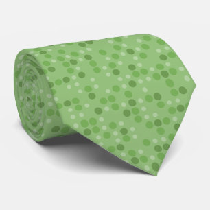 Gravata Pontos Verde Clara