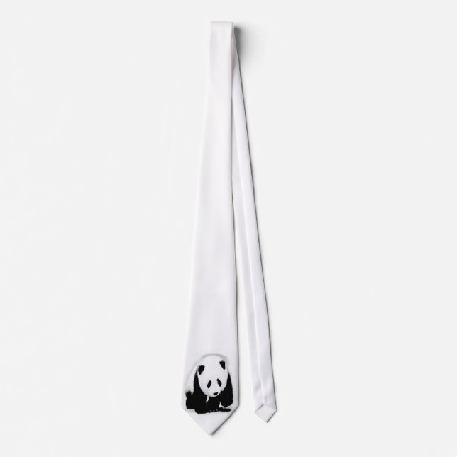 Gravata Pop Art Baby Panda Tie (Frente)