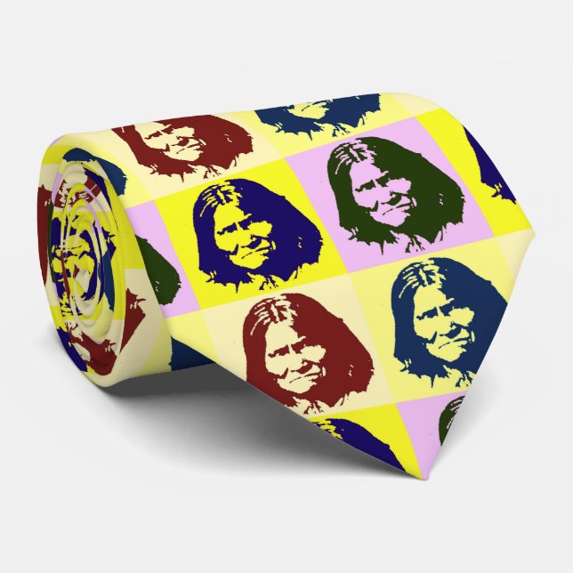 Gravata Pop Art Geronimo (Rolled)