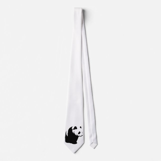 Gravata Pop Art Panda Neckwear (Frente)