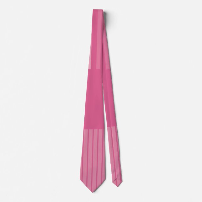 Gravata Pop de cor - Rosa (Frente)