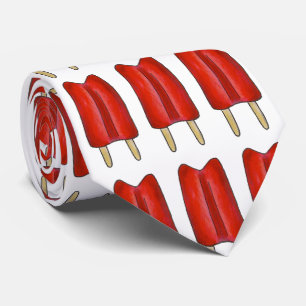 Gravata Pop Vermelho Azul Patriótico Picles 4 de julho