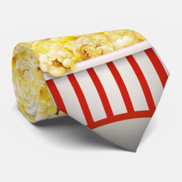 Gravata Popcorn Cinema Necktie Design
