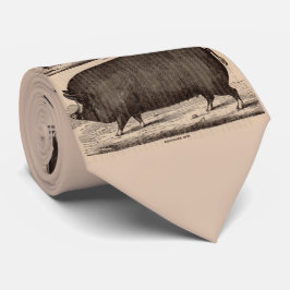 Gravata Porco do século XIX impressão Berkshire porca n.o