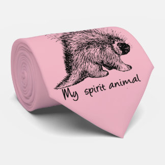 Gravata Porcupine é o meu animal espiritual.