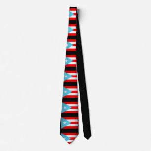 Gravata Porto Rico FlagsNeck Tie
