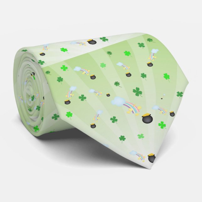 Gravata Pote de Dourado (Rolled)