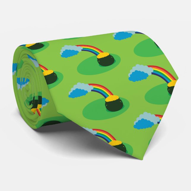 Gravata Pote de Dourado (Rolled)