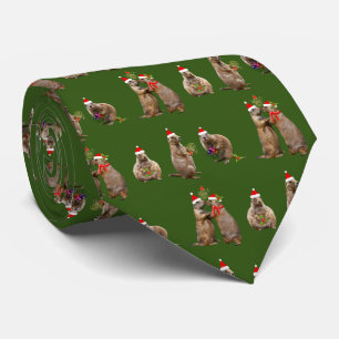 Gravata Prairie Christmas Tie (Verde escuro)