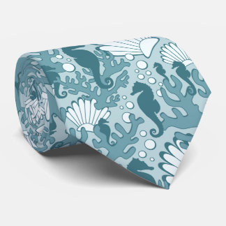 Gravata Prato de Coral do Cavalo-marinho