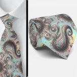 Gravata Premium Faux Holographic Opal Paisley Neck Tie<br><div class="desc">Vintage Boho Paisley Neck Tie Elegance Add a touch of refined vintage boho style to your formal attire with this Faux Holographic Opal Paisley Jacquard Faux Silk Neck Tie. Perfect for grooms, groomsmen, and guests with a flair for bohemian-inspired elegance, this tie combines timeless color contrast for standout sophistication. ✨...</div>