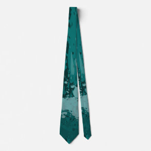Gravata Presente do Teal Green Paint Splatter Party - Tie