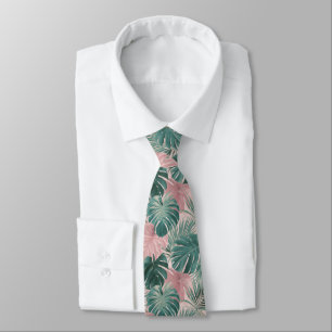 Gravata Presente Elegante Para Namorado Floral Tropical