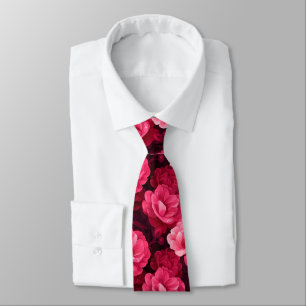 Gravata Presentes Clássicos Para Homens Flor de Rosa