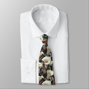 Gravata Presentes Elegantes Para Ele Copos-de-leite Floral