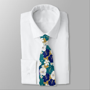 Gravata Presentes Originais Para Pai Flor Tropical