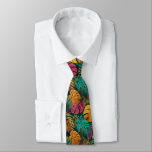 Gravata Presentes Ousados Para Marido Floral Tropical