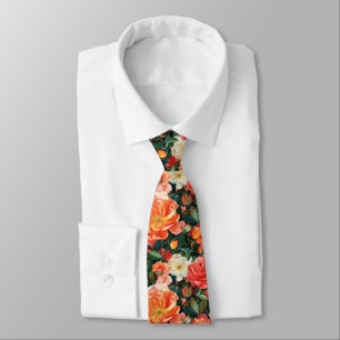 Gravata Presentes Únicos Para Homens Rosa Floral