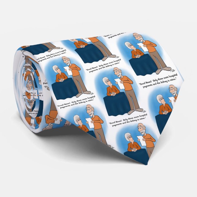 Gravata Prestações de Pagamento por Rim Coletor Branco (Rolled)