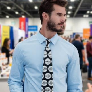 Gravata Preta de Pescoço Negócios Personalizada Up