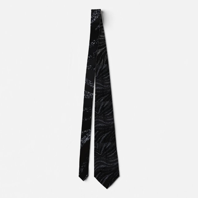 Gravata preta estampada, terno masculino texturiza (Verso)