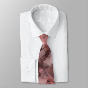 Gravata Preto Cinza Rosa Branco Geométrico Abstrato Modern