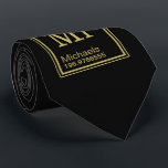 Gravata Preto conhecido feito sob encomenda da mesa<br><div class="desc">Um preto coloriu o laço que caracteriza um elemento conhecido feito sob encomenda da mesa periódica para seu ou sua informação dos receptores do presente.</div>