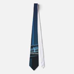 Gravata Preto e azul
