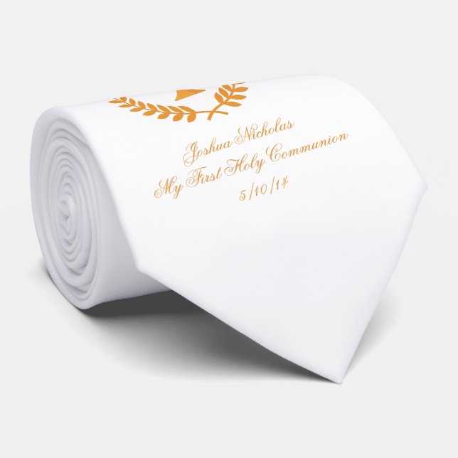 Gravata Primeiro comunhão santamente (Rolled)
