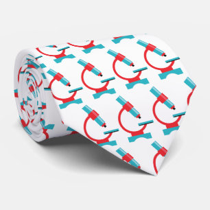 Gravata Professor de Ciência Microscópio de Biologia Eng