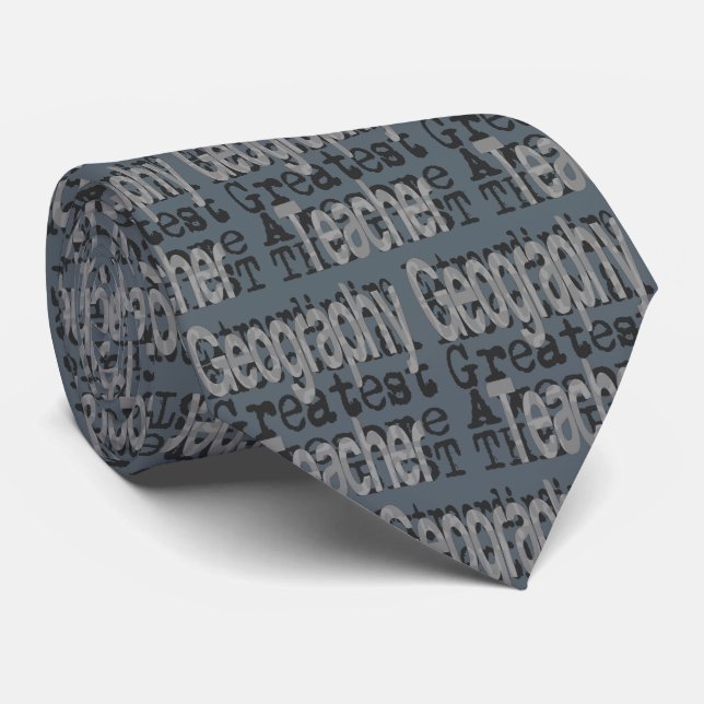 Gravata Professor de Geografia Extraordinário (Rolled)