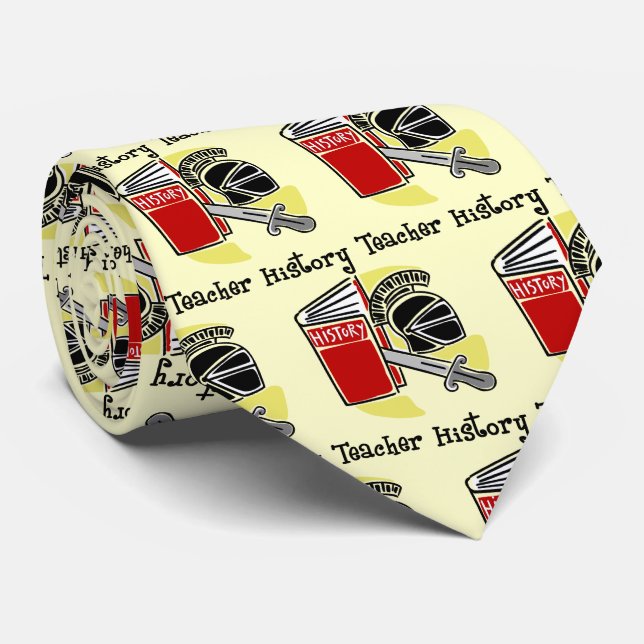 Gravata Professor de História do Capacete de Espadas do Li (Rolled)
