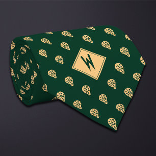 Gravata Professor de Matemática Verde Aritmética