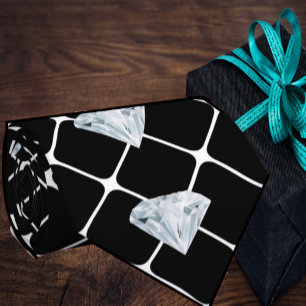 Gravata Projetista Elegante De Diamante De Luxo Olhando