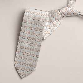 Gravata Promocional de logotipo da empresa personalizado E