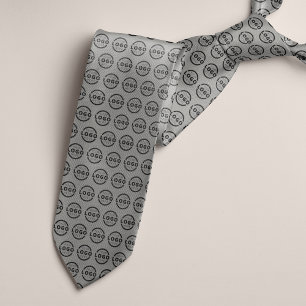 Gravata Promocional de logotipo de empresa personalizado C