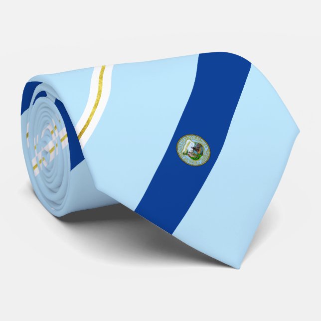 Gravata Providence (Rhode Island), bandeira da cidade, Nec (Rolled)