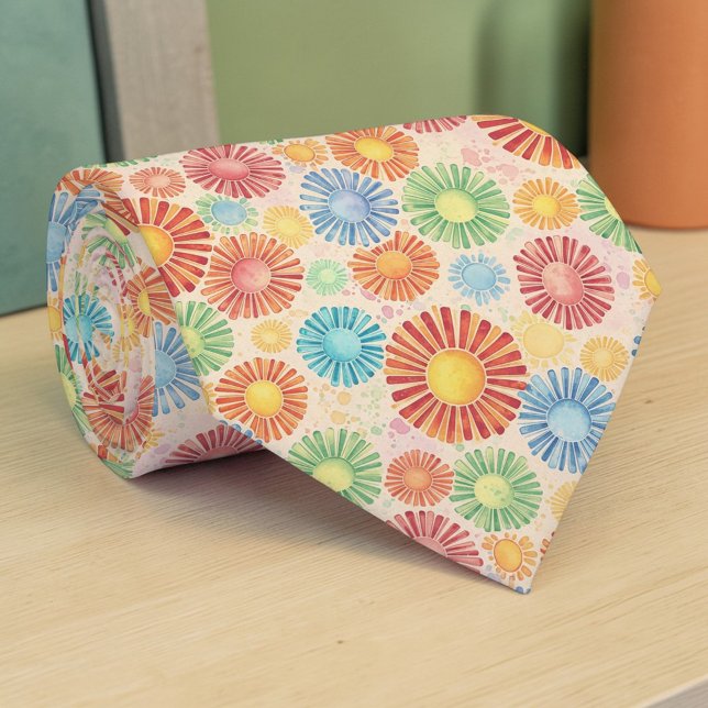 Gravata Psicotrópica Colorida Personalizada (Criador carregado)