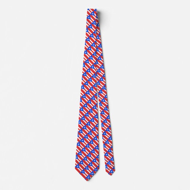 Gravata Puerto Rico Flag Necktie (Frente)