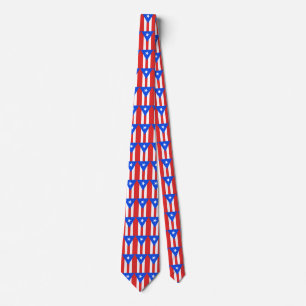 Gravata Puerto Rico Flag Necktie