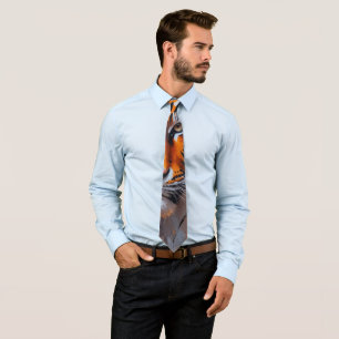 Gravata Punho do Pescoço Masculino - Tigre